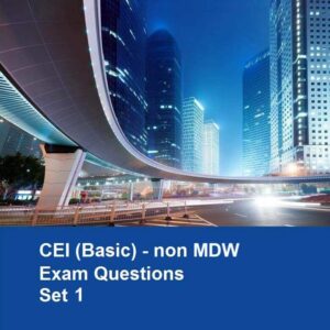 CEI Basic non MDW Exam Questions (Set 1)